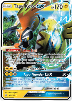 Tapu Koko-GX Guardians Rising #47