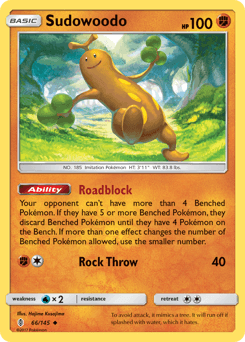 Sudowoodo Guardians Rising #66