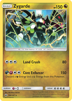 Zygarde Burning Shadows #100