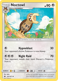 Noctowl Burning Shadows #107