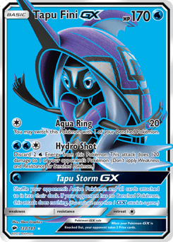 Tapu Fini-GX Burning Shadows #133