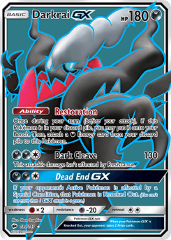 Darkrai-GX Burning Shadows #139