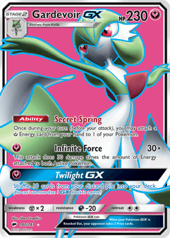 Gardevoir-GX Burning Shadows #140