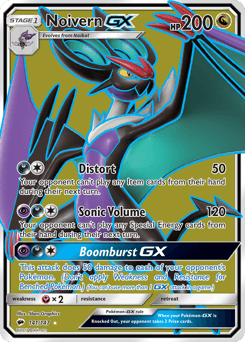 Noivern-GX Burning Shadows #141