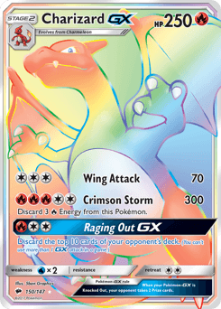 Charizard-GX Burning Shadows #150