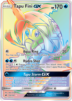 Tapu Fini-GX Burning Shadows #152