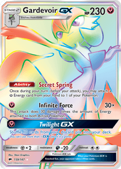 Gardevoir-GX Burning Shadows #159