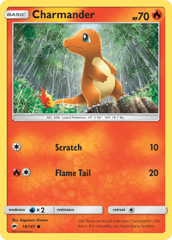 Charmander Burning Shadows #18