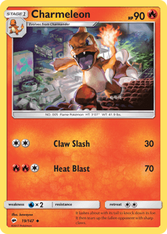Charmeleon Burning Shadows #19