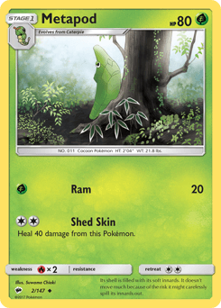 Metapod Burning Shadows #2
