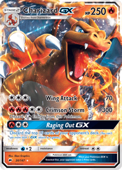 Charizard-GX Burning Shadows #20