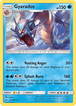 Gyarados Burning Shadows #33