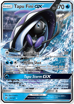 Tapu Fini-GX Burning Shadows #39