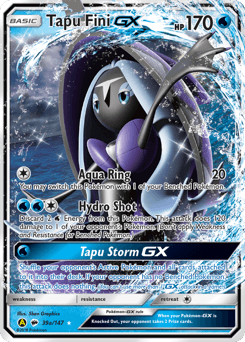 Tapu Fini-GX Burning Shadows #39a