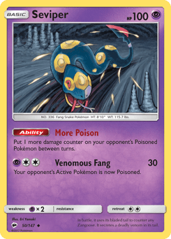 Seviper Burning Shadows #50