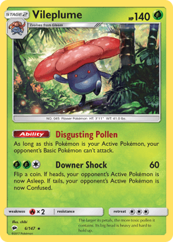 Vileplume Burning Shadows #6