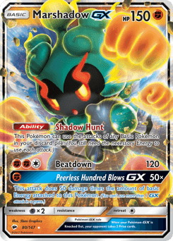 Marshadow-GX Burning Shadows #80