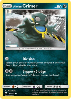 Alolan Grimer Burning Shadows #83