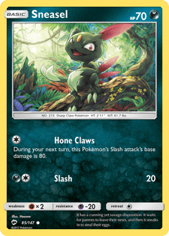 Sneasel Burning Shadows #85