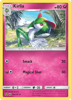Kirlia Burning Shadows #92a