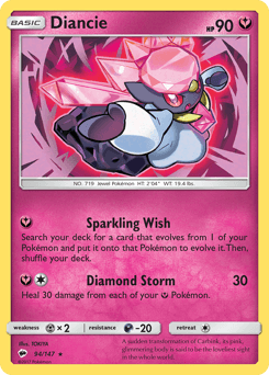 Diancie Burning Shadows #94