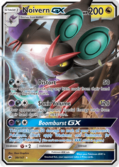 Noivern-GX Burning Shadows #99