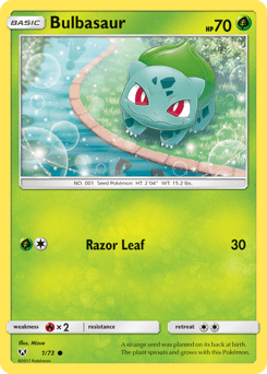 Bulbasaur Shining Legends #1