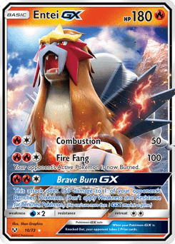 Entei-GX Shining Legends #10