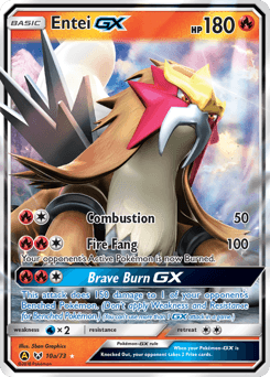 Entei-GX Shining Legends #10a