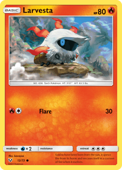 Larvesta Shining Legends #12