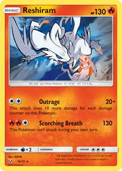Reshiram Shining Legends #14