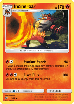 Incineroar Shining Legends #17