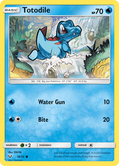 Totodile Shining Legends #18