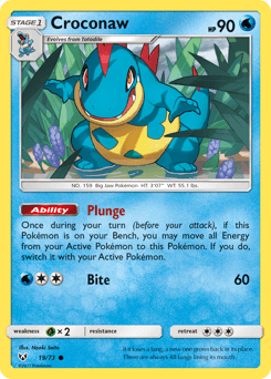 Croconaw Shining Legends #19