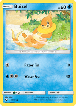 Buizel Shining Legends #22