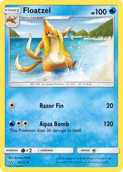Floatzel Shining Legends #23