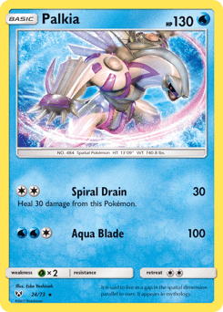 Palkia Shining Legends #24