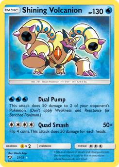Shining Volcanion Shining Legends #27
