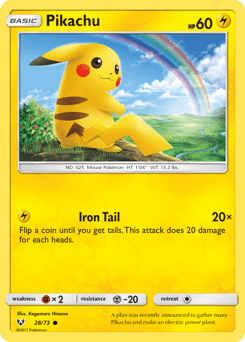 Pikachu Shining Legends #28