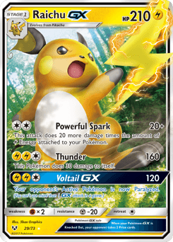 Raichu-GX Shining Legends #29