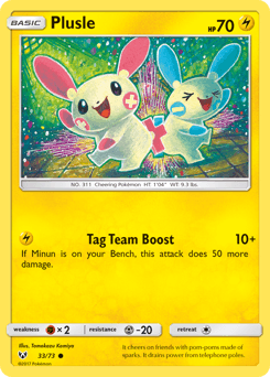 Plusle Shining Legends #33