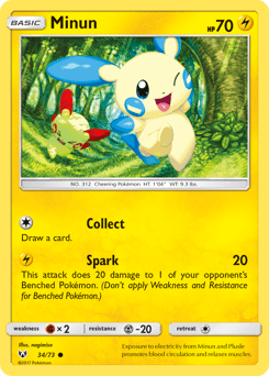 Minun Shining Legends #34