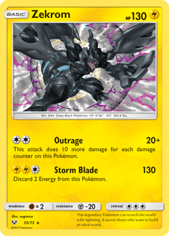 Zekrom Shining Legends #35