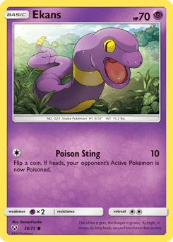 Ekans Shining Legends #36
