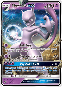 Mewtwo-GX Shining Legends #39