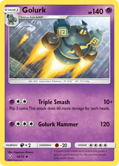 Golurk Shining Legends #44