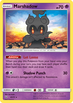 Marshadow Shining Legends #45