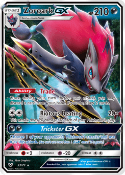 Zoroark-GX Shining Legends #53