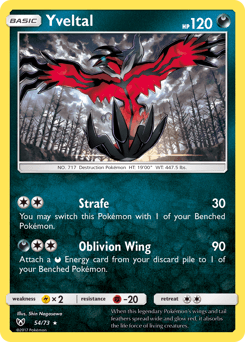 Yveltal Shining Legends #54