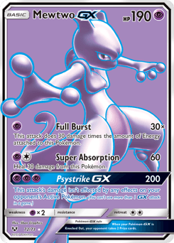 Mewtwo-GX Shining Legends #72